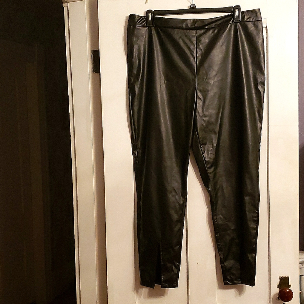 Vegan Leather Pants